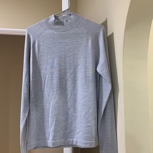 J Lindeberg small wool and silk mockneck